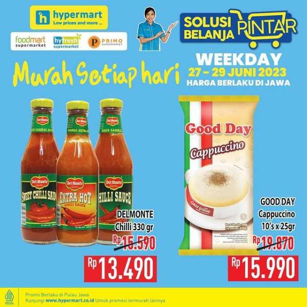 Promo Hypermart Hyper Diskon Weekday Periode 27-29 Juni 2023