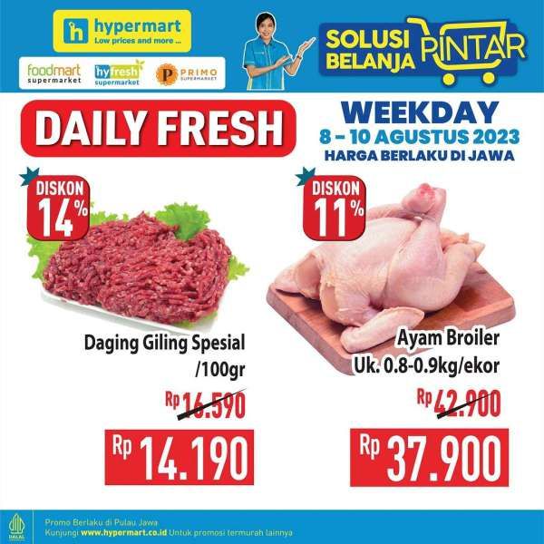 Katalog Promo Hypermart Weekday Terbaru 8-10 Agustus 2023