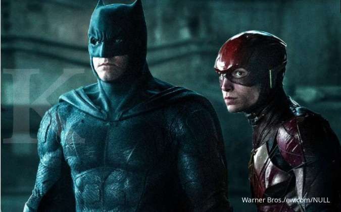 Batman dan Flash dari DC Universe.