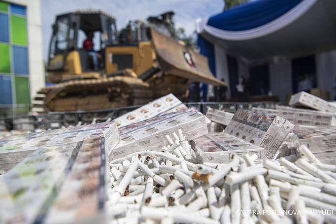 Bea Cukai Kediri gagalkan pengiriman 1,2 juta batang rokok ilegal