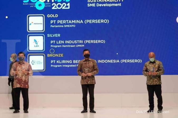 LEN Industri Raih Penghargaan BCOMSS Program Kemitraan UMKM
