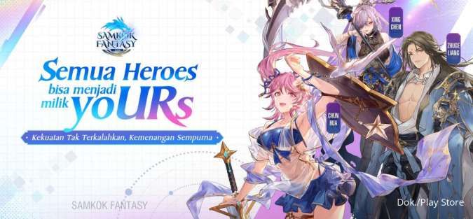 Kode Redeem Samkok Fantasy Juli 2025, Link Penukaran Gift Code dan Caranya
