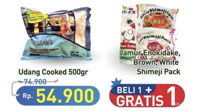 Aneka Jamur Beli 1 Gratis 1, Cek Promo Hypermart Weekday Periode 29-31 Oktober 2024