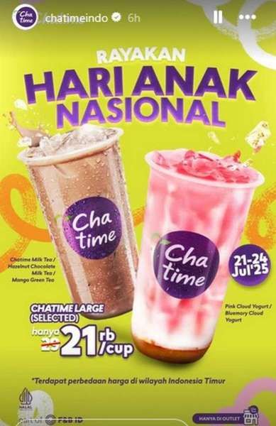 Promo Chatime Hari Anak Nasional 2025