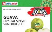Promo Alfamidi JOS 18-24 Maret 2024, Jambu Kristal Lebih Murah di Area Jabodetabek