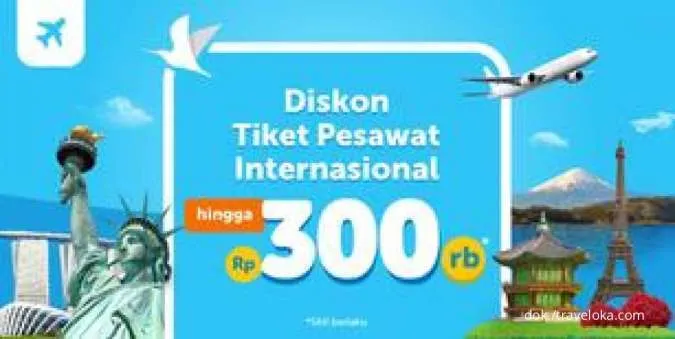 Promo Traveloka 10-23 Januari 2022, Diskon Tiket Pesawat Hingga Rp 300.000