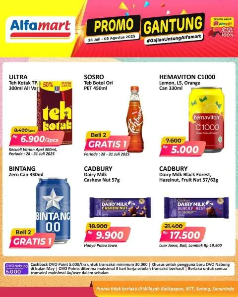 Promo Alfamart Gantung Periode 28 Juli-3 Agustus 2025