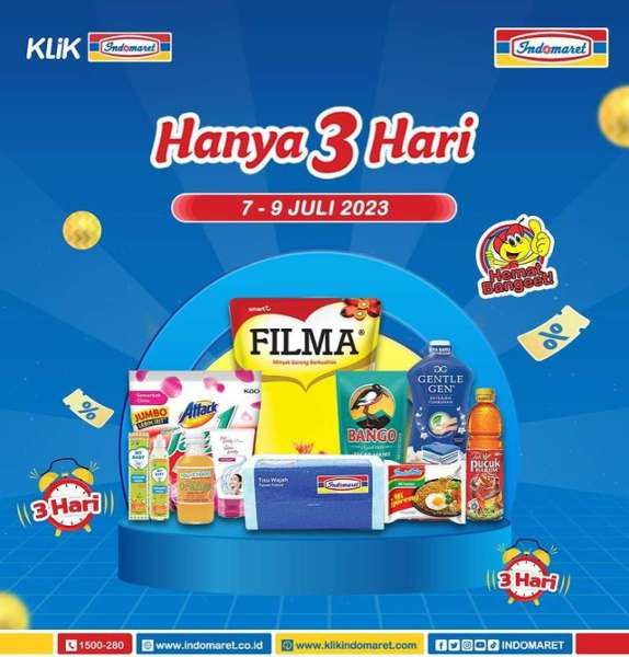 Katalog Promo JSM Indomaret Periode 7-9 Juli 2023, Cek Sebelum Belanja Hari Ini