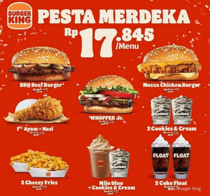 Promo Burger King Pesta Merdeka