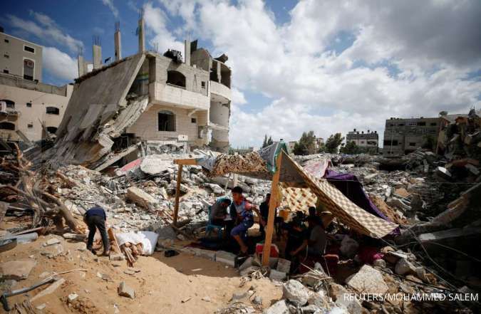 Kematian Akibat Perang di Gaza Mencapai 7.703 Orang, 3.500 di Antaranya Anak-Anak