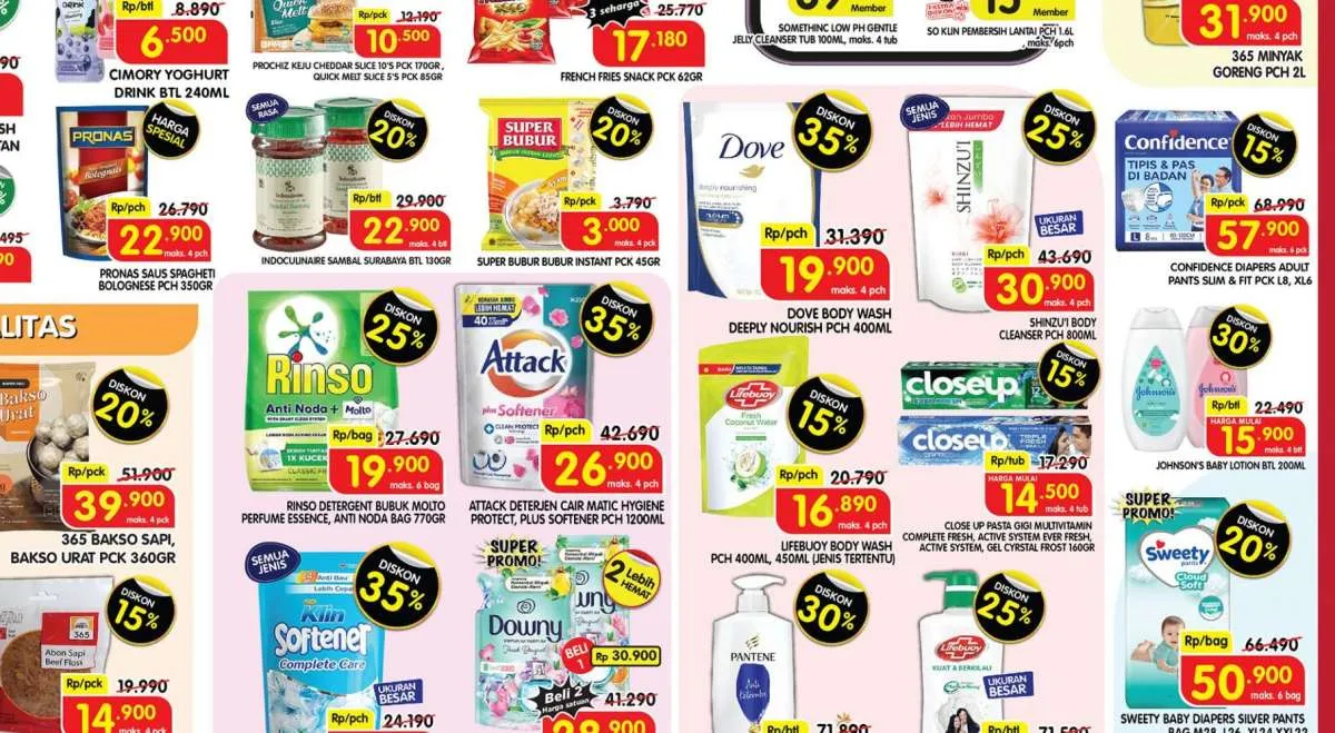 Promo Superindo 15-18 April 2024, Diskon 50% dan Beli 2 Gratis 1 Selama Weekday!