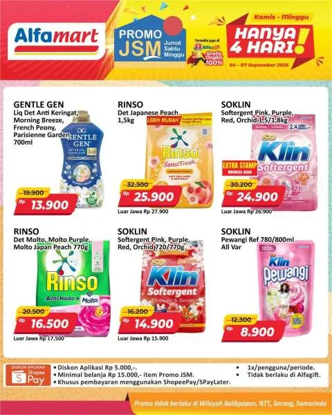Promo JSM Alfamart Periode 4-7 September 2025