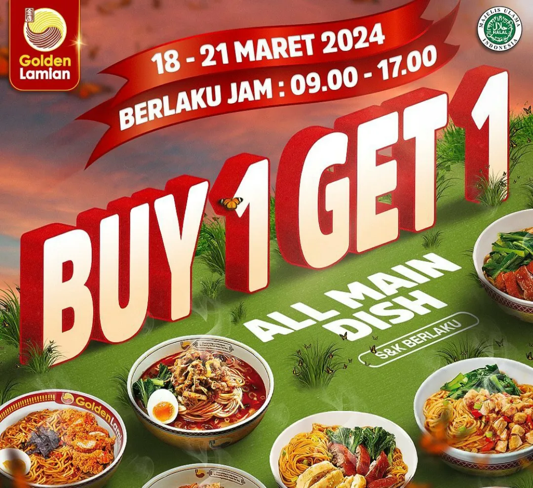 Promo Golden Lamian Bukber 18-21 Maret 2024
