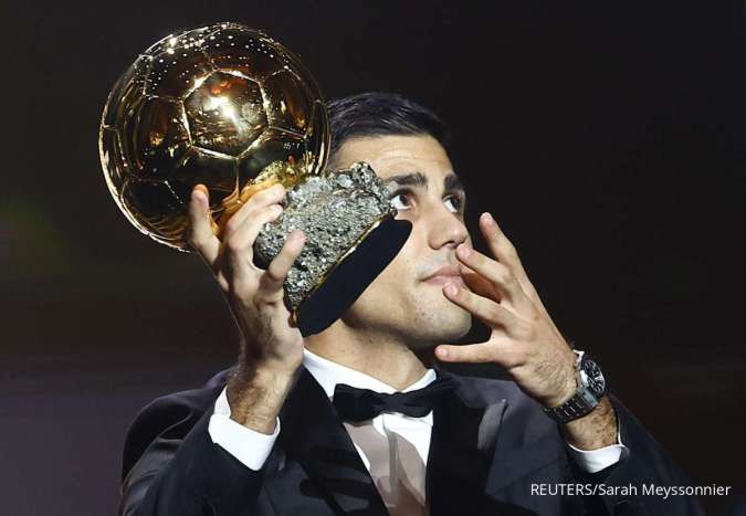 Rodri Menang Ballon d'Or 2024 di Tengah Kontroversi Aksi Boikot dari Real Madrid