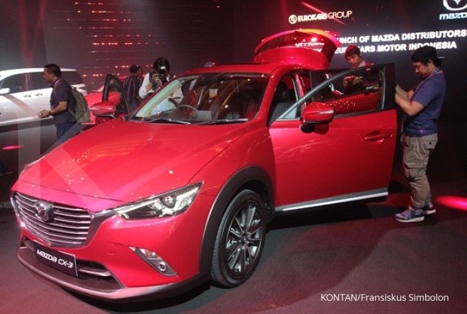 Resmi mengaspal, Mazda CX-3 dilego Rp 388 juta