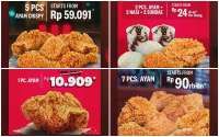 Weekday Jadi Lebih Irit, Ini Ragam Promo KFC Paket Ayam Goreng Hemat Senin-Kamis