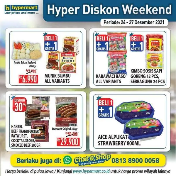 Promo Hypermart 24-27 Desember 2021