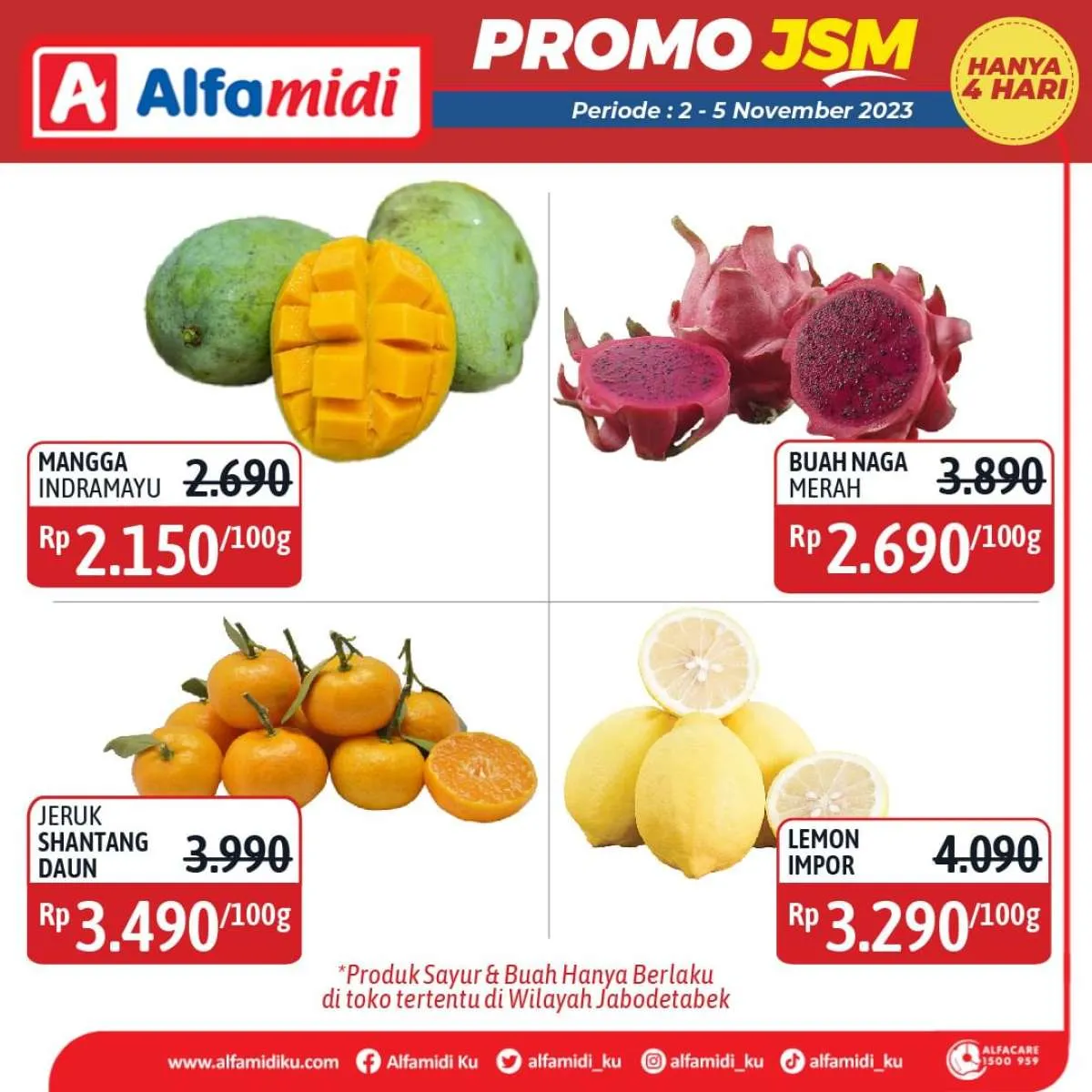 Katalog Promo JSM Alfamidi Hanya 4 Hari Periode 2-5 November 2023, Cek di Sini!