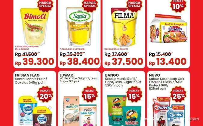 Promo Indomaret Weekday Rabu 5 Februari 2025, Bimoli Harga Spesial & Bango Hemat 15%