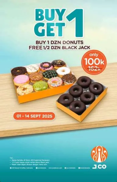 Promo JCO Buy 1 Get 1 Supermal Karawaci September 2025