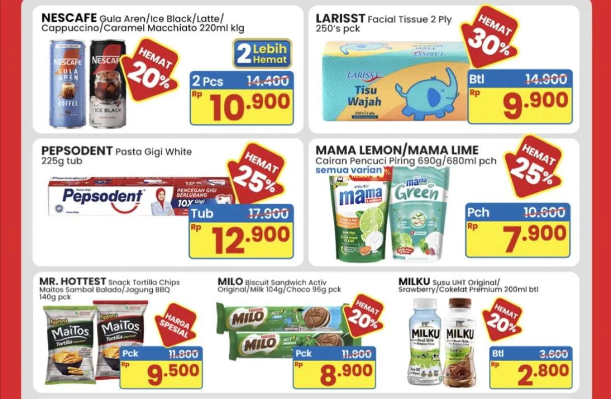 Promo JSM Indomaret 21-23 November 2025, Diskon Mama Lemon-Daia Detergent 1,5 Kg