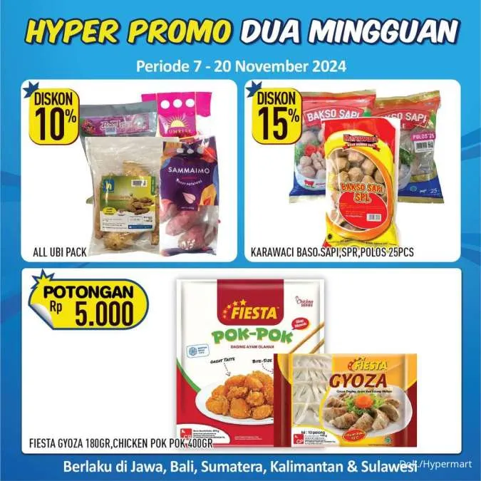 Promo Hypermart Dua Mingguan Periode 7-20 November 2024