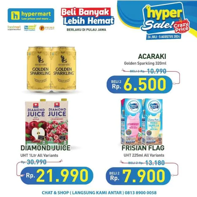 Promo Hypermart Beli Banyak Lebih Hemat Periode 26-31 Juli 2024