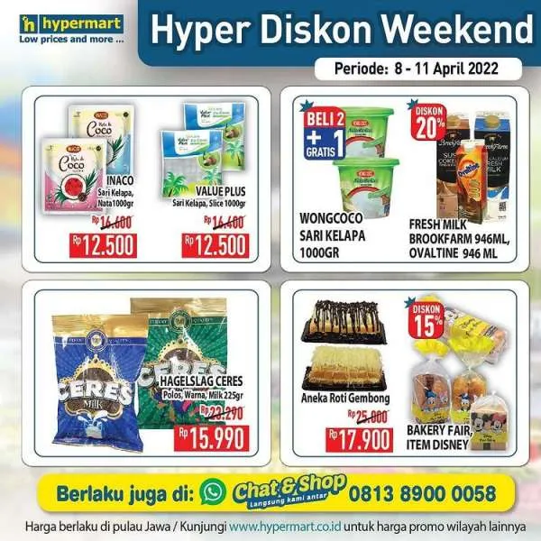 Promo JSM Hypermart 8-11 April 2022, Hyper Diskon Weekend Terbaru