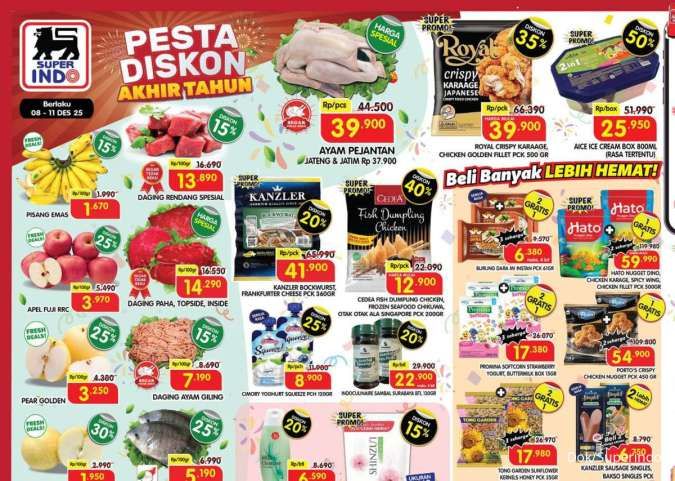 Katalog Promo Superindo Weekday Diskon hingga 50% Periode 8-11 Desember 2025