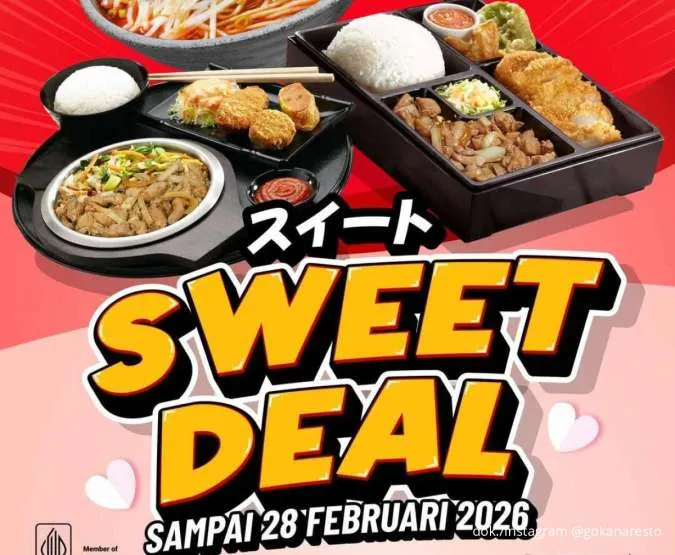 Gokana Tebar Diskon Februari: Promo Sweet Deal & Paket Hoki, Bikin Dompet Aman