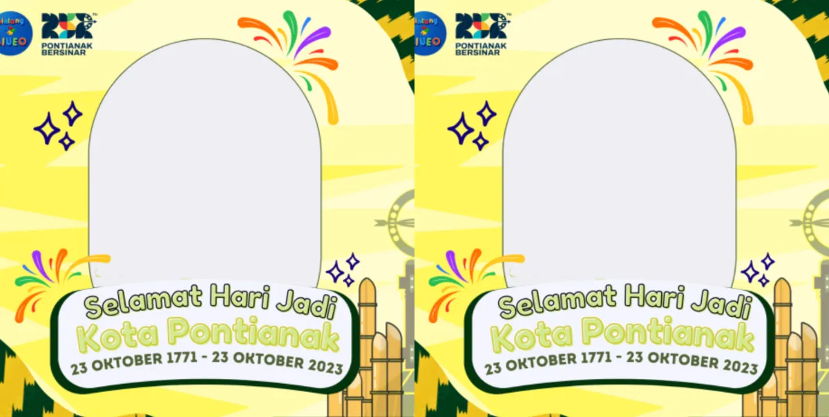 15 Twibbon Hari Jadi Pontianak ke 252 yang Diperingati 23 Oktober