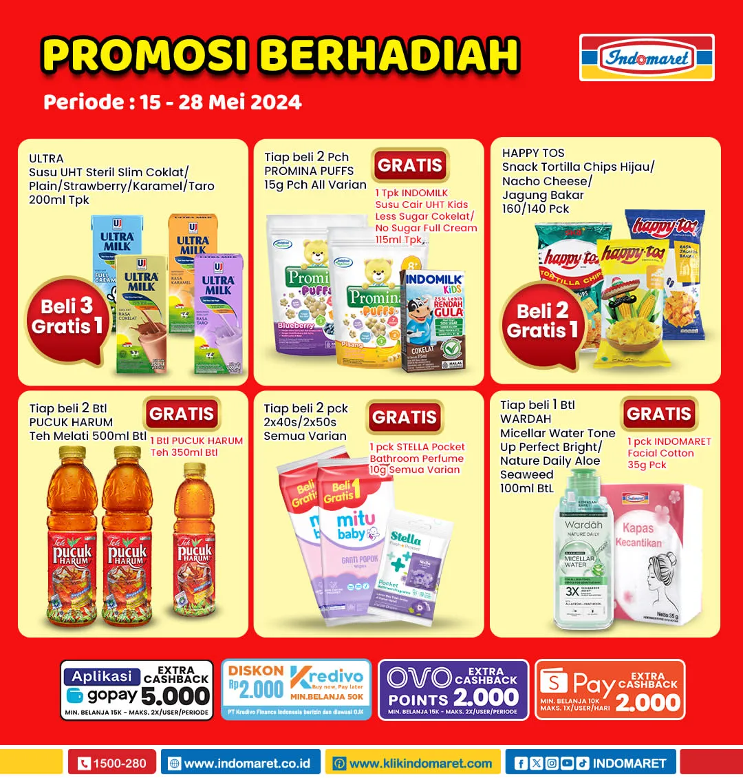 Promo Berhadiah Indomaret Periode 15-28 Mei 2024
