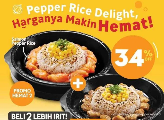 Promo Pepper Lunch Delivery, Beli 2 Lebih Hemat Pakai BogaApp Diskon sampai 44%