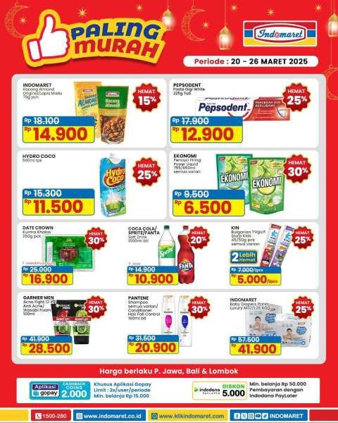 Promo Indomaret 20-26 Maret 2025 Paling Murah