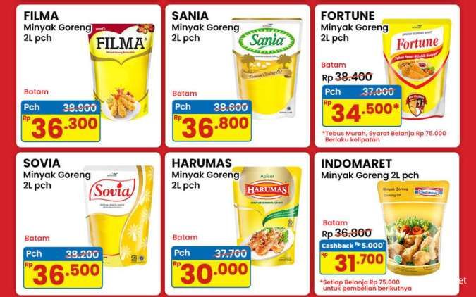 Promo Minyak Goreng Hemat di Indomaret 18-24 Desember 2025, Sunco Hingga Filma