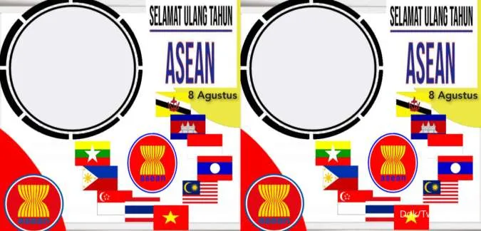 Kumpulan Twibbon Hari Ulang Tahun ASEAN, Bagikan di Media Sosial yuk