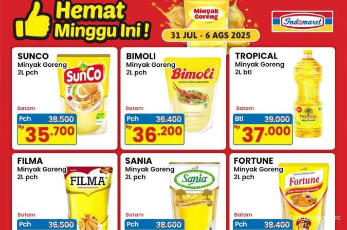Promo Indomaret Minyak Goreng Hemat hingga 6 Agustus 2025, Ada Ekstra Diskon Rp 5.000