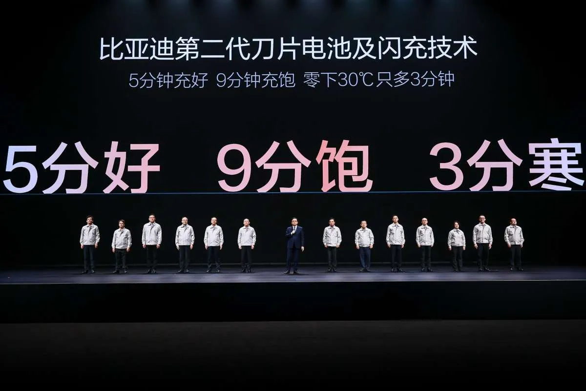 BYD Kenalkan Blade Battery Generasi Kedua, Isi Daya 10%–70% Hanya 5 Menit