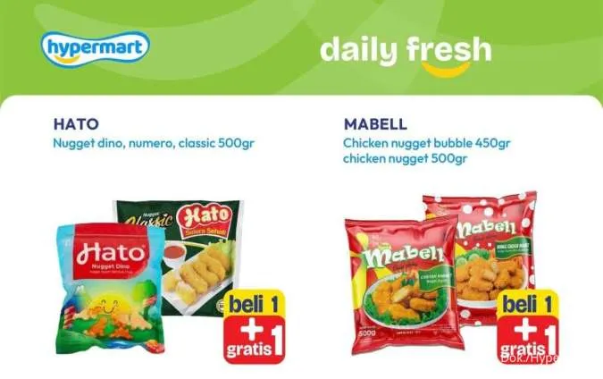 Promo JSM Hypermart Weekend 19-22 September 2025, Beli 1 Gratis 1 Aneka Nugget