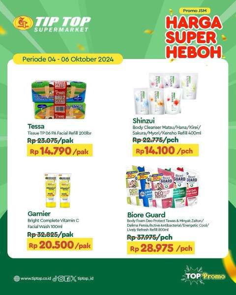 Promo JSM Tip Top 4-6 Oktober 2024