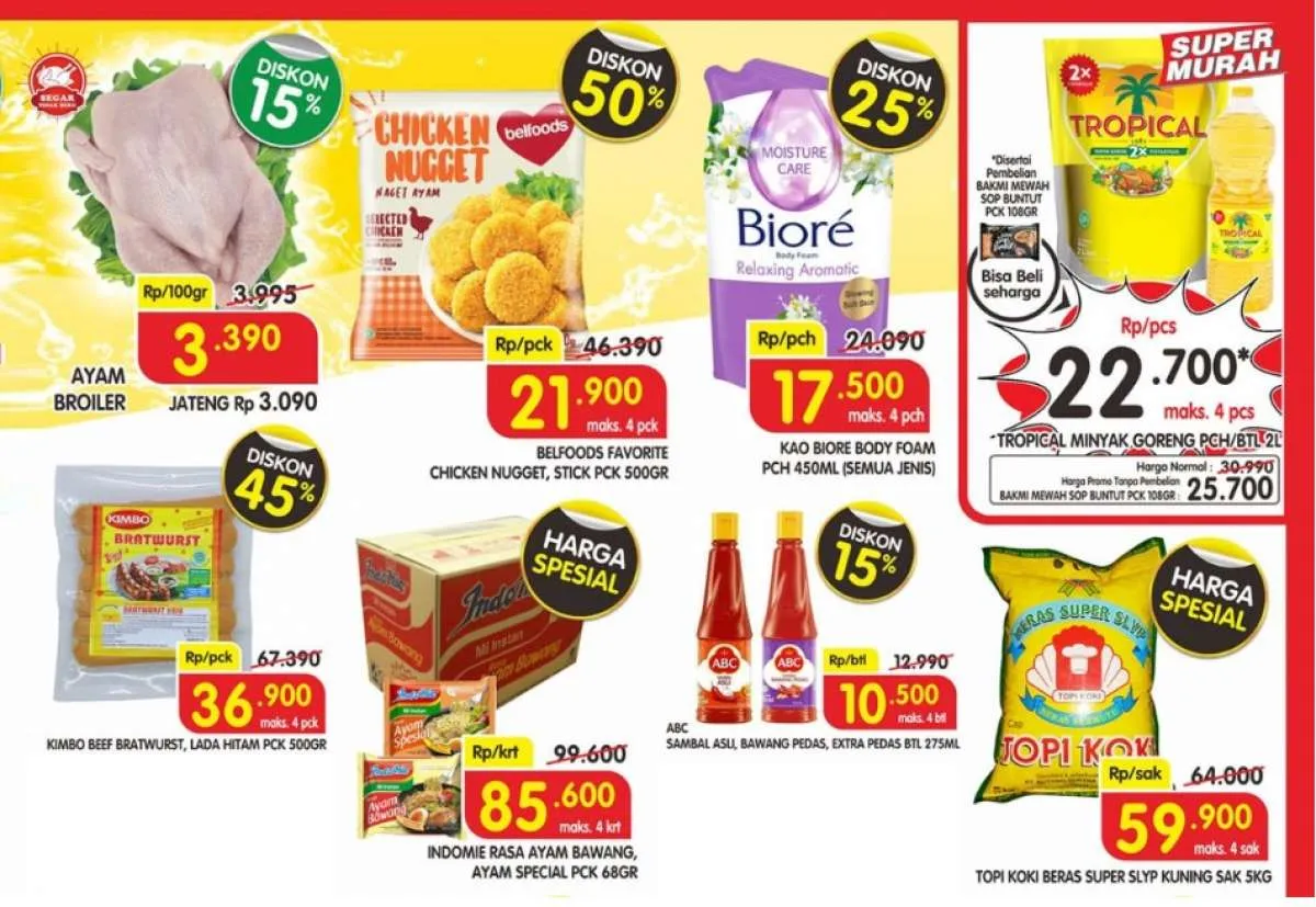 Promo Superindo weekend 16 Januari 2020, diskonan Hari Sabtu!