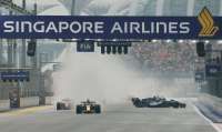 Verstappen Juara Sprint GP Singapura, Hujan Deras Picu Sembilan Mobil Gagal Finis