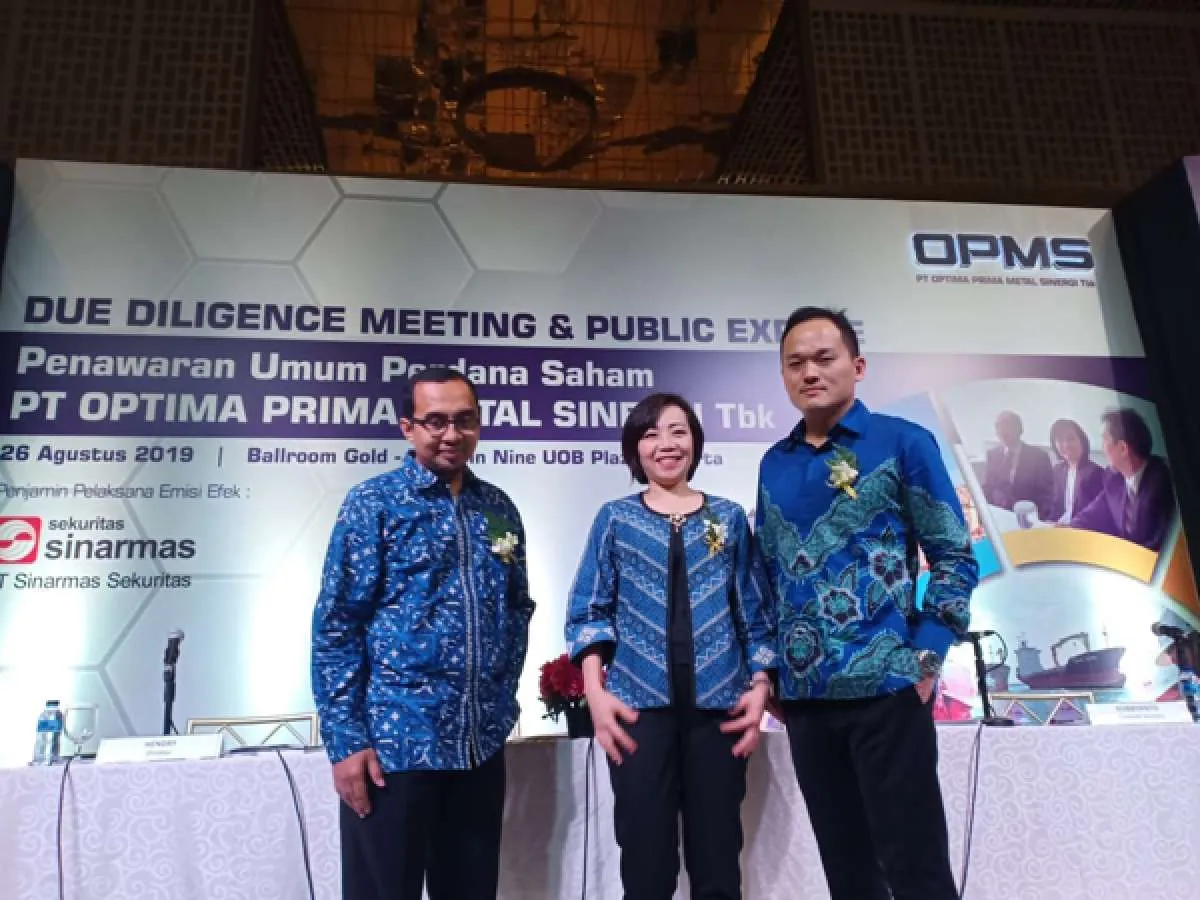 Optima Prima Metal Sinergi menyiapkan capex Rp 3 miliar tahun ini