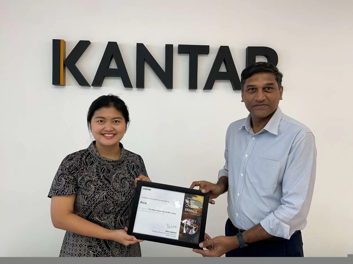Aice masuk 5 besar merek paling dipilih di Indonesia untuk Kategori Dairy Product 