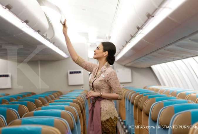 Dirut Garuda Indonesia (GIAA) jamin awak kabin tetap gunakan APD di pesawat