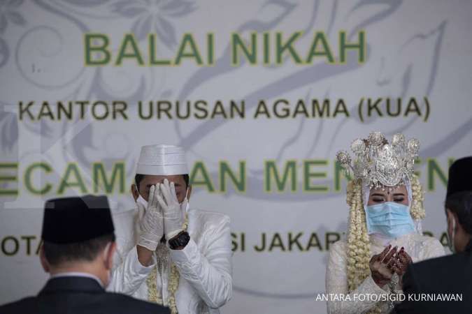Layanan akad nikah di kantor urusan agama (KUA) dibuka kembali