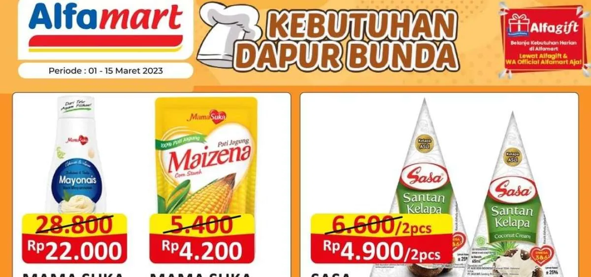 Promo Alfamart Terbaru Sampai Rabu 15 Maret 2023, Belanja Kebutuhan Dapur Lebih Murah
