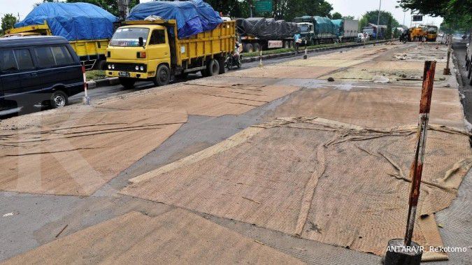 Jalan kampung di Jakarta bakal dibeton