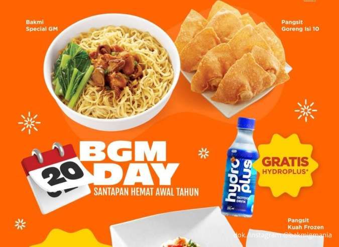 Promo Bakmi GM BGM Day Tiba! 2 Bakmi Special Cuma Rp 50.000, Cek Tanggalnya