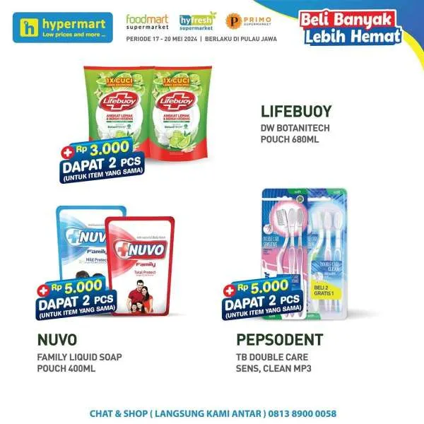 Promo Hypermart Beli Banyak Lebih Hemat Periode 17-20 Mei 2024